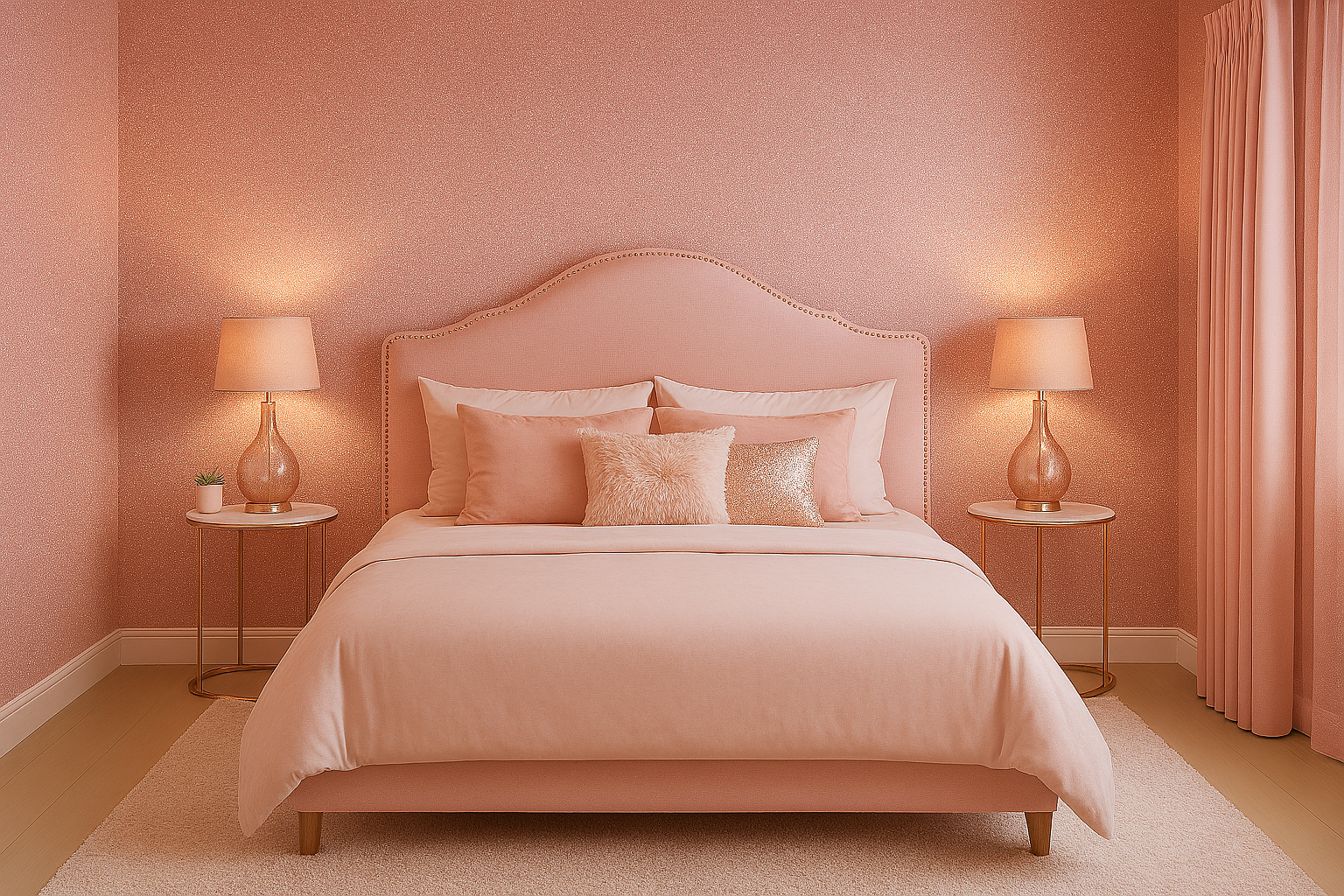 Guest bedroom with double bed